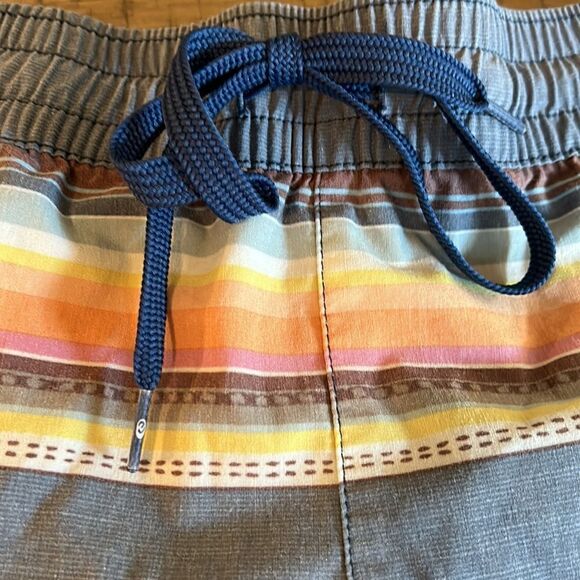 Rip Curl 🏄🏻‍♀️ Rainbow 🌈 Shorts. Tie front. Security Back Pocket Vintage Look - Picture 5 of 17